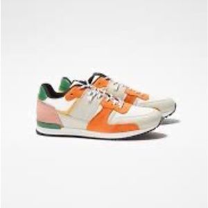 French Connection Multiple Panel Runner Trainers Sneakers